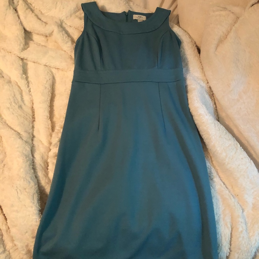 Loft blue pencil dress